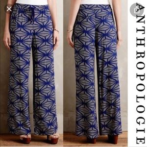 Anthropologie HEI Hirondelle Wide-leg Pants